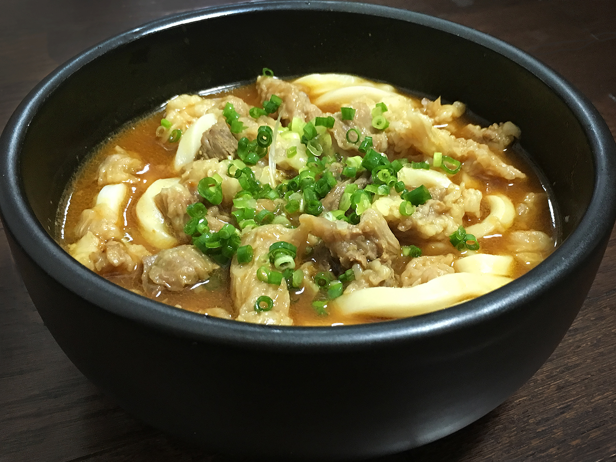 牛すじカレーうどん