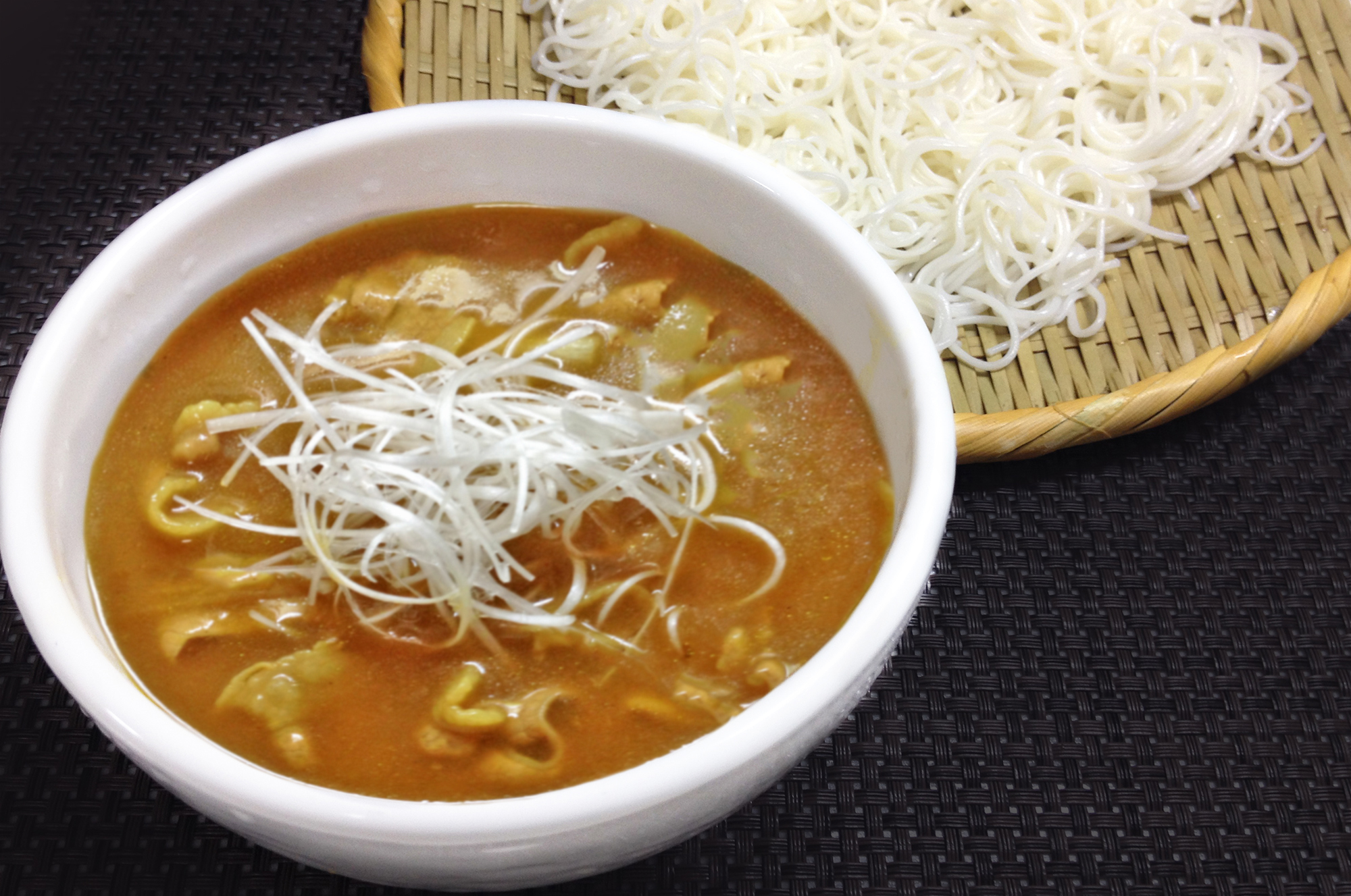 カレーつけ素麺