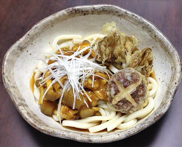 きのこうどんレシピ